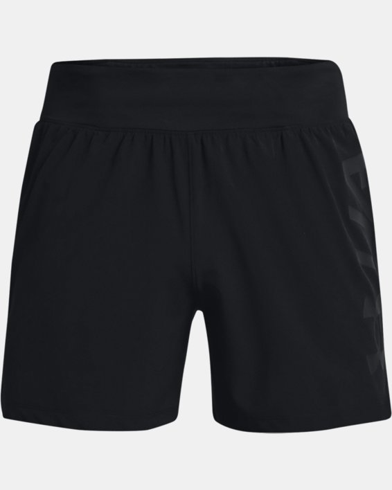 Men's UA Speedpocket 5" Shorts, Black, pdpMainDesktop image number 6